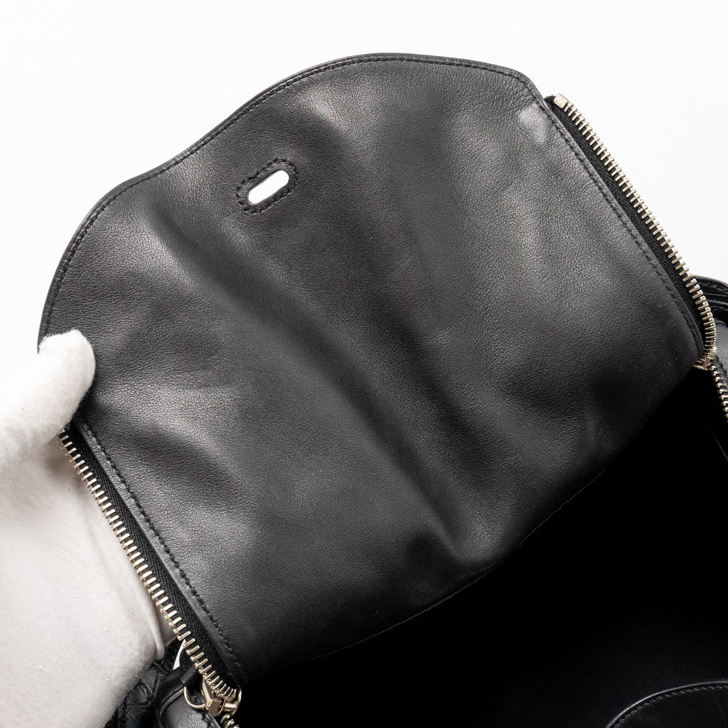 HERMES TOUCH LINDY 30 SWIFT/ALLIGATOR MISSISSIPPIENSIS BLACK SHW
