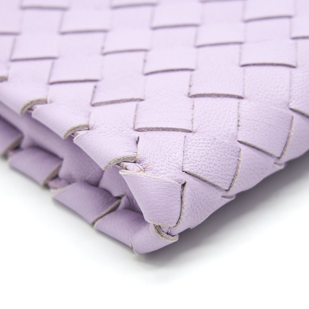 BOTTEGA VENETA FOLD CLUTCH LIGHT PURPLE