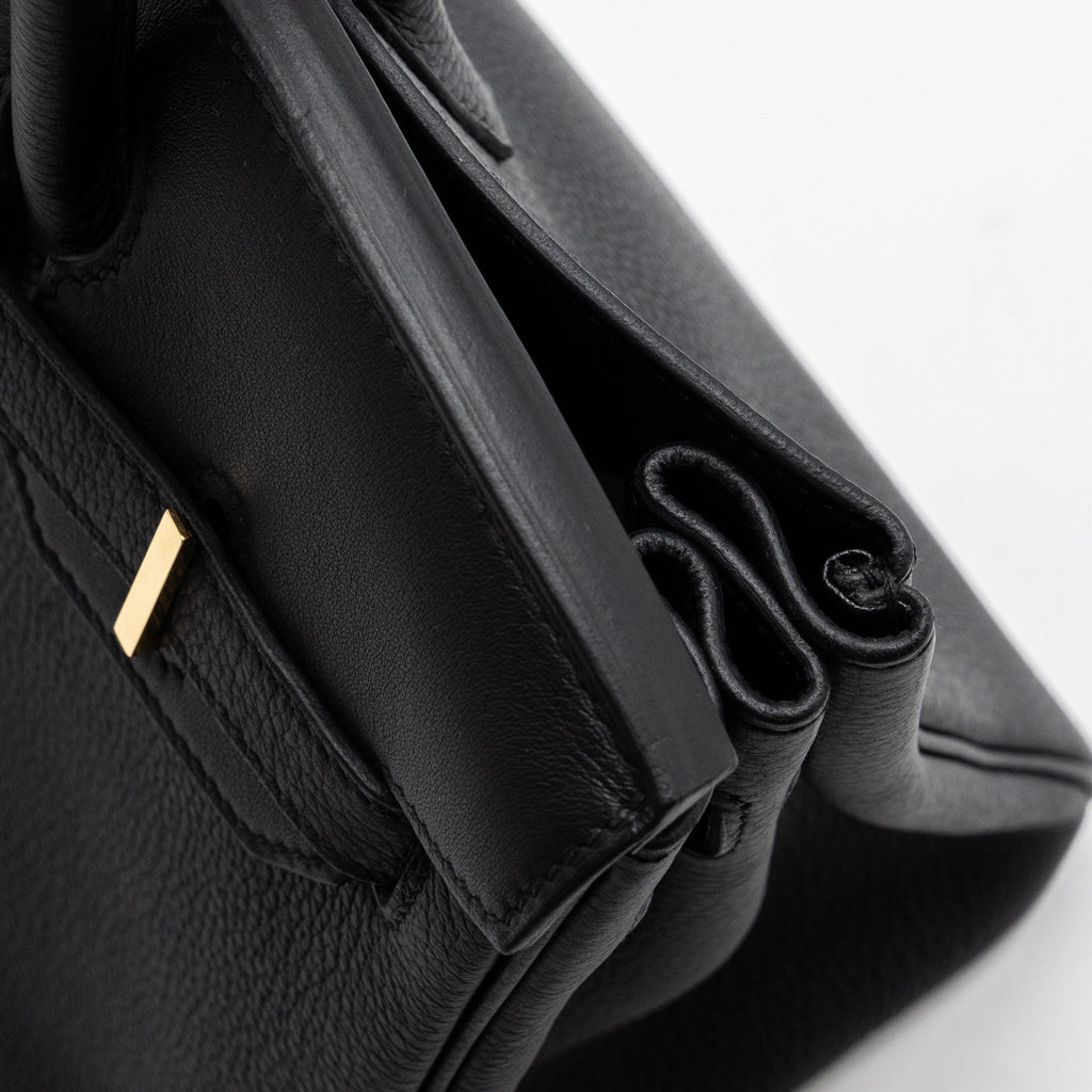 HERMES BIRKIN 30 3 IN 1/ 3 EN 1 TOGO/ SWIFT/ CANVAS BLACK GHW