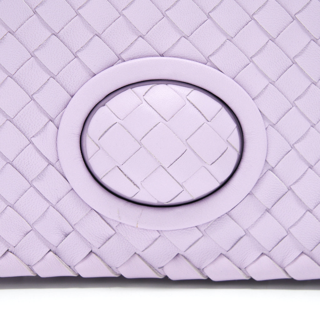 BOTTEGA VENETA FOLD CLUTCH LIGHT PURPLE