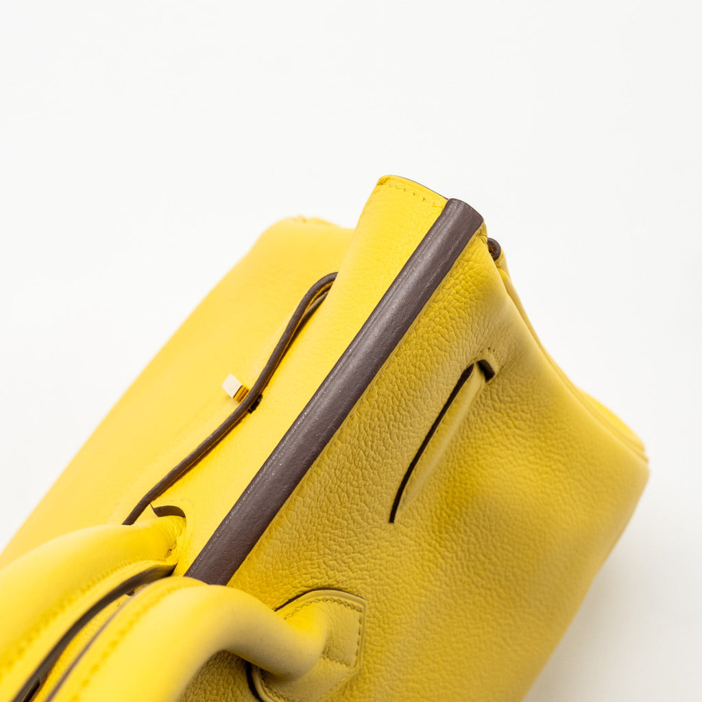 HERMES BIRKIN 30 TAURILLON NOVILLO JAUNE DE NAPLES GHW