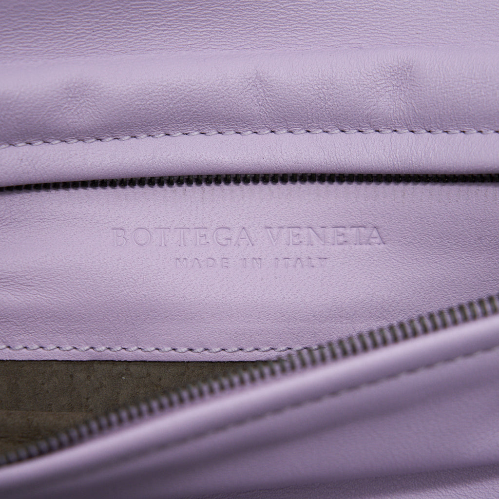 BOTTEGA VENETA FOLD CLUTCH LIGHT PURPLE