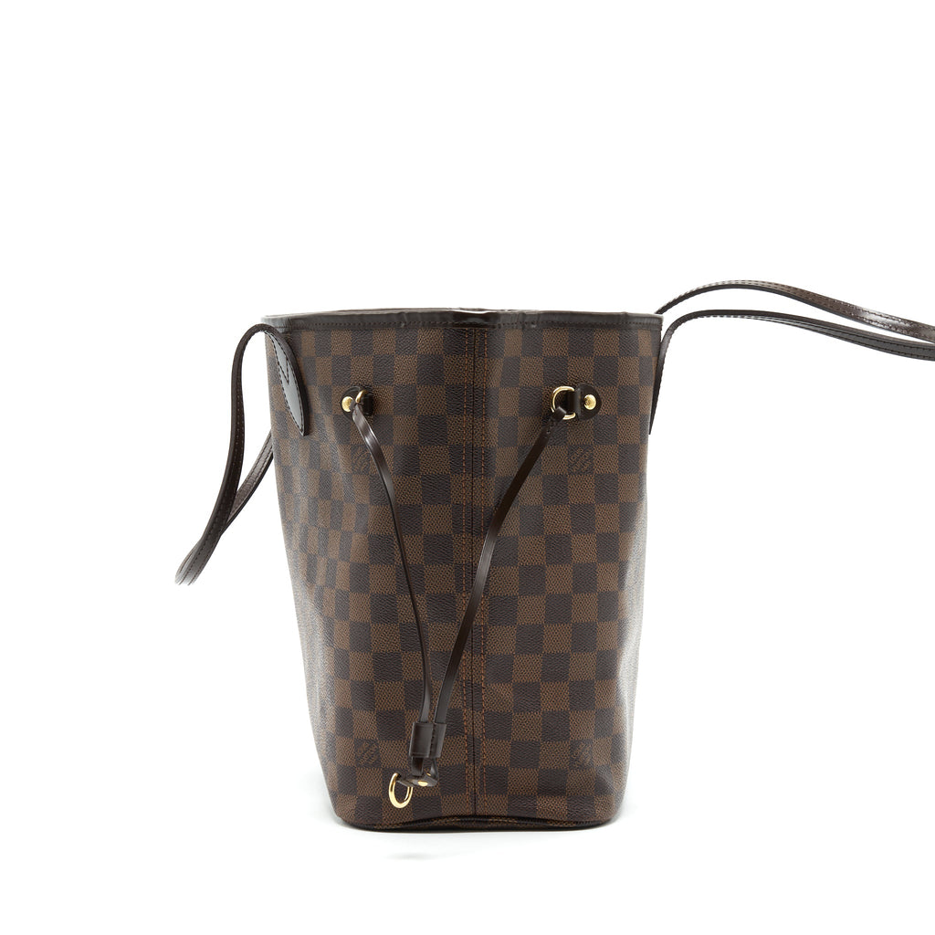 LOUIS VUITTON NEVERFULL MM DAMIER EBENE CANVAS WITHOUT INSIDE POUCH