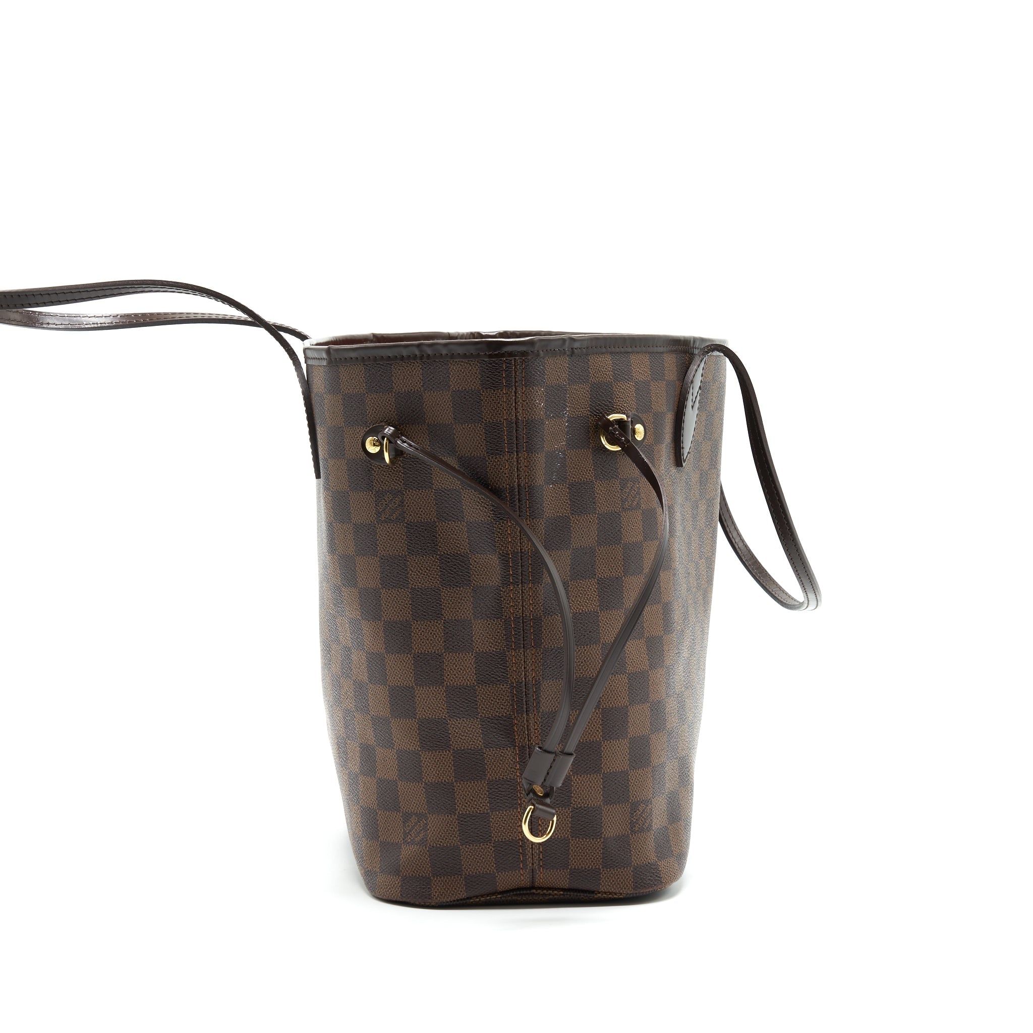 LOUIS VUITTON NEVERFULL MM DAMIER EBENE CANVAS WITHOUT INSIDE POUCH