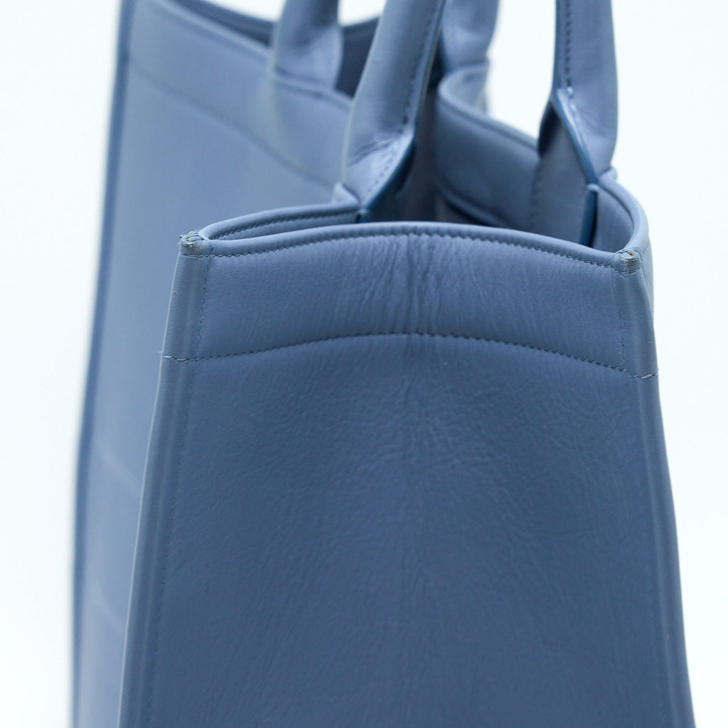 DIOR LARGE BOOK TOTE LIGHT BLUE