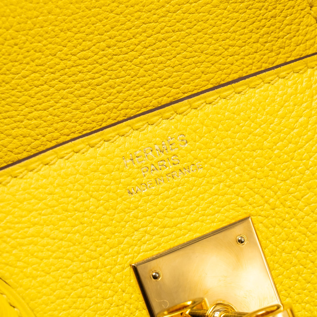 HERMES BIRKIN 30 TAURILLON NOVILLO JAUNE DE NAPLES GHW