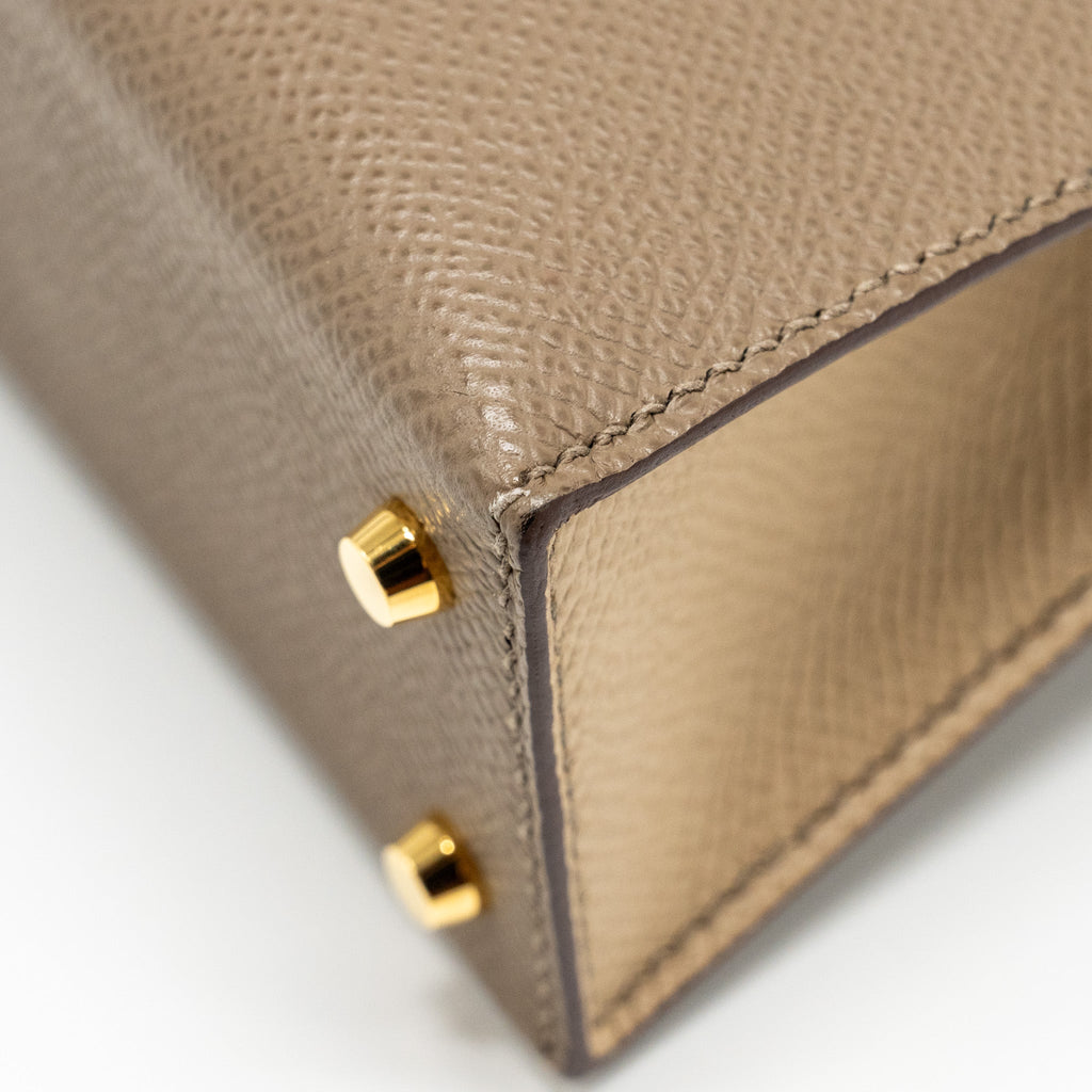 HERMES MINI KELLY II SPECIAL ORDER EPSOM ETOUPE / TRENCH GHW