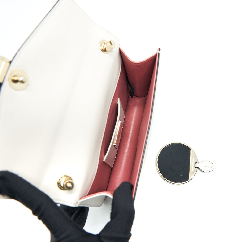 BVLGARI SERPENTI FOREVER CROSSBODY BAG LIMITED EDITION WHITE