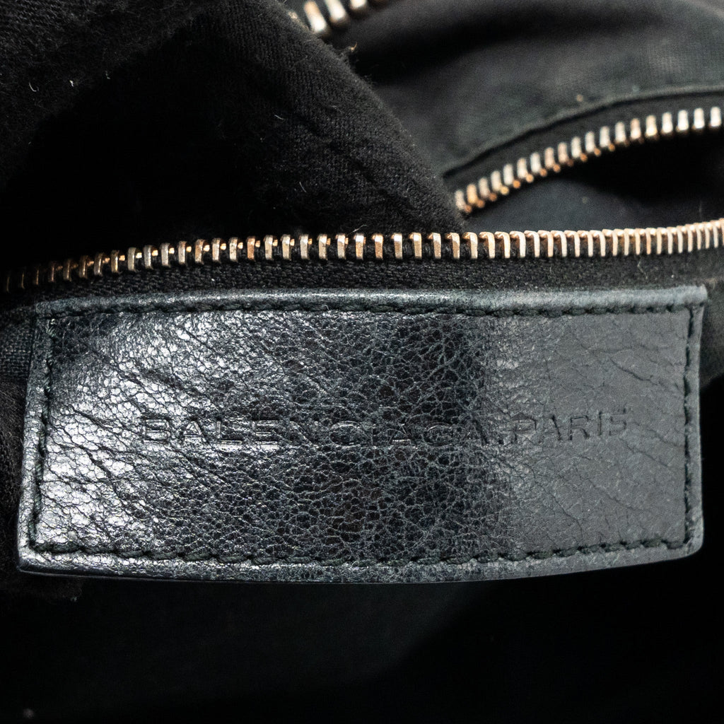 BALENCIAGA G21 WORK BAG LEATHER BLACK GHW