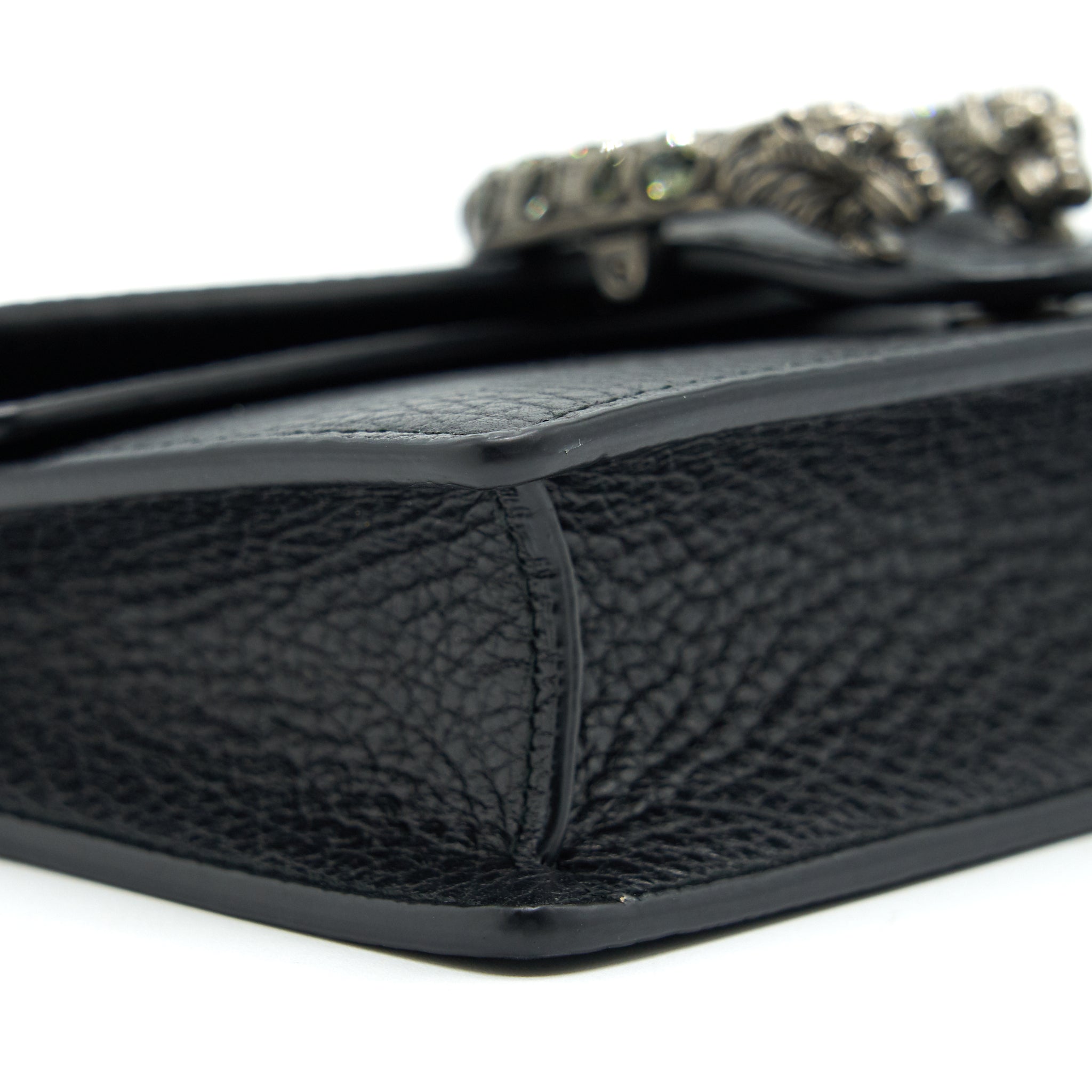 GUCCI SUPER MINI DIONYSUS BAG BLACK WITH SHW