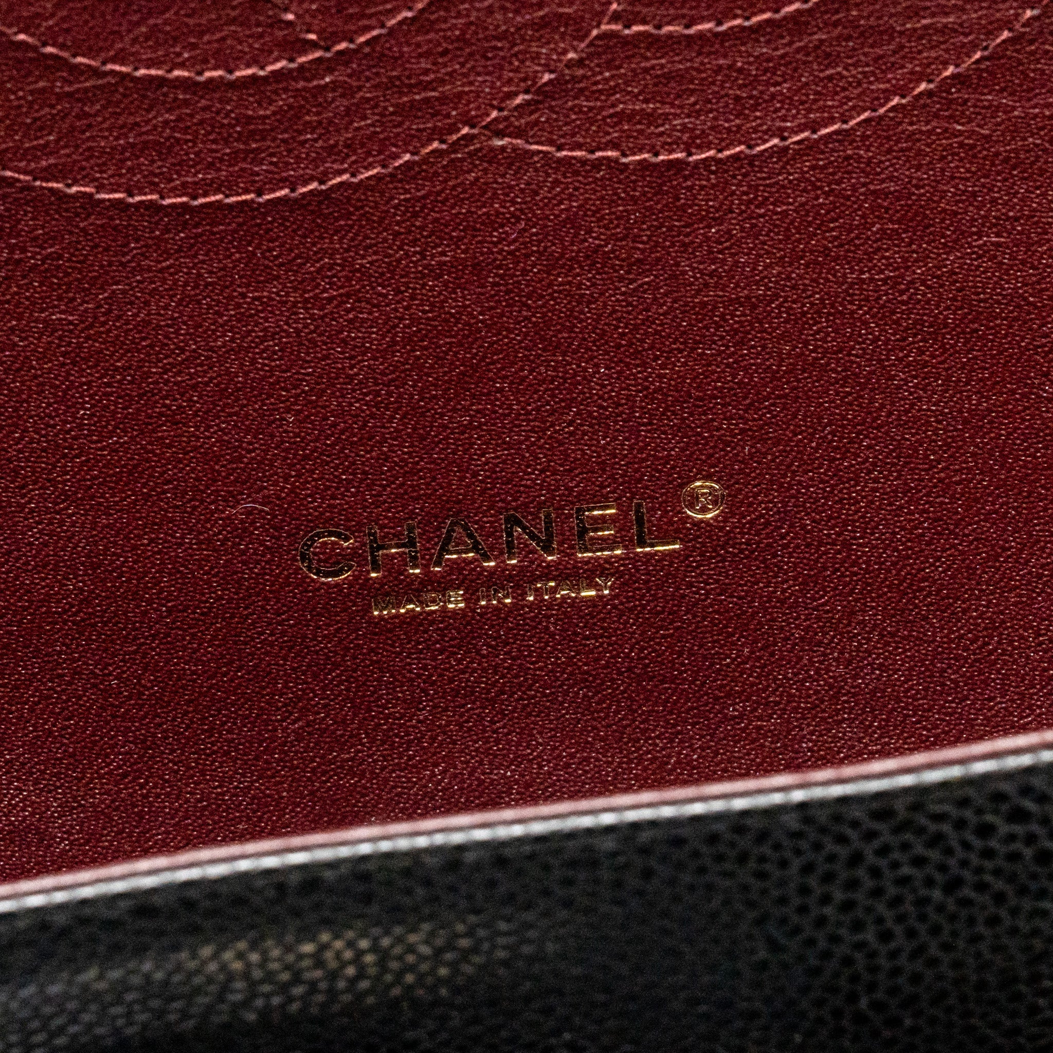 CHANEL MAXI CLASSIC DOUBLE FLAP BAG CAVIAR BLACK GHW