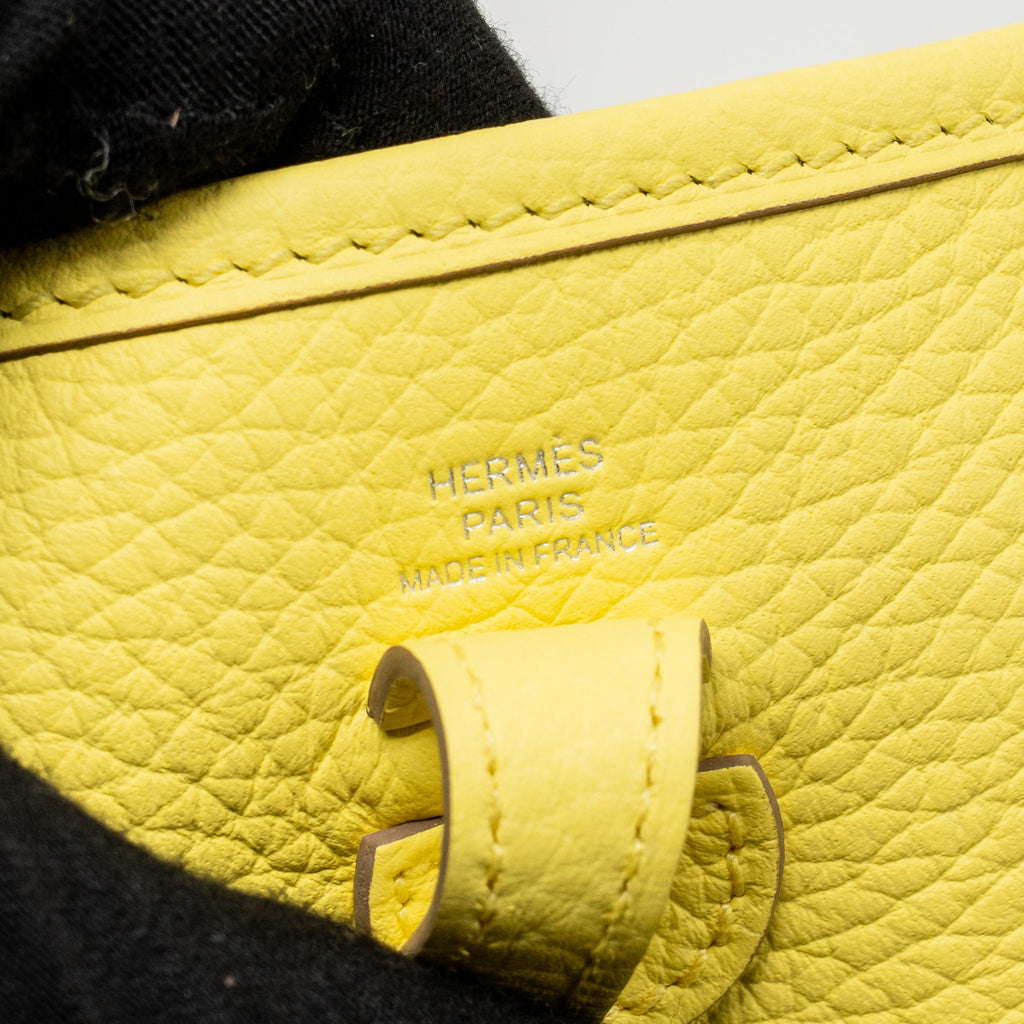 HERMES MINI EVELYNE CLEMENCE LIMONCELLO SHW
