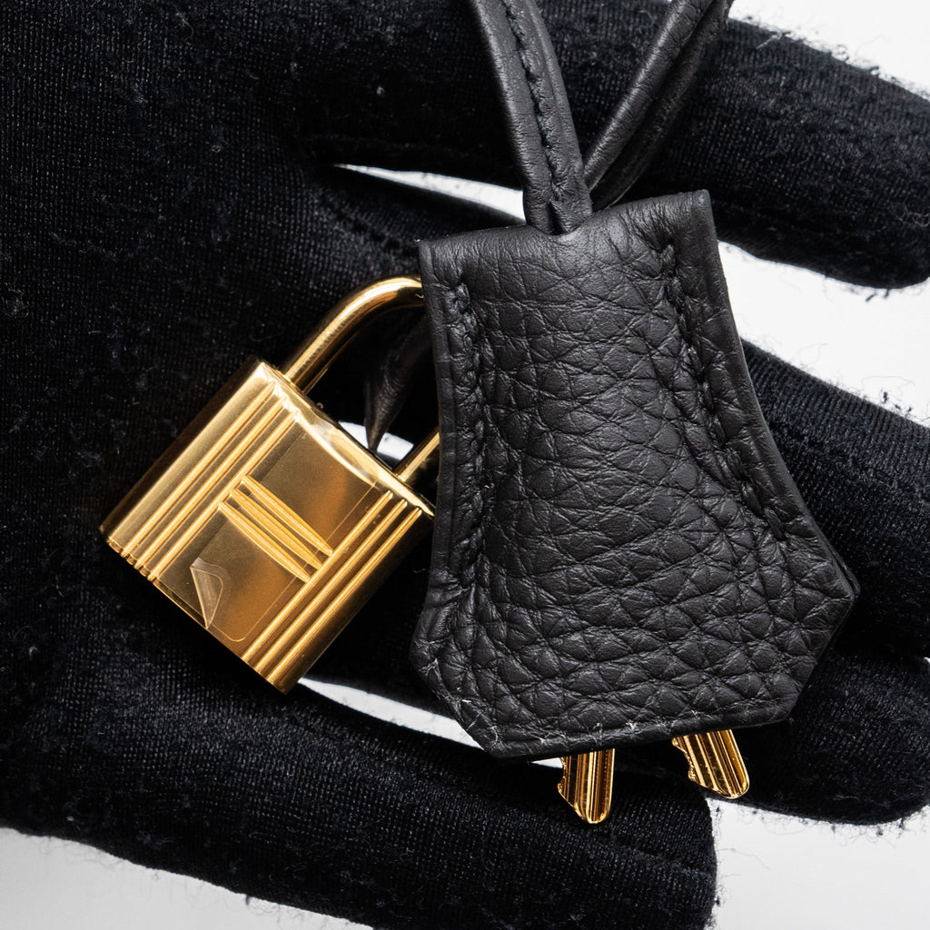 HERMES BIRKIN 30 3 IN 1/ 3 EN 1 TOGO/ SWIFT/ CANVAS BLACK GHW