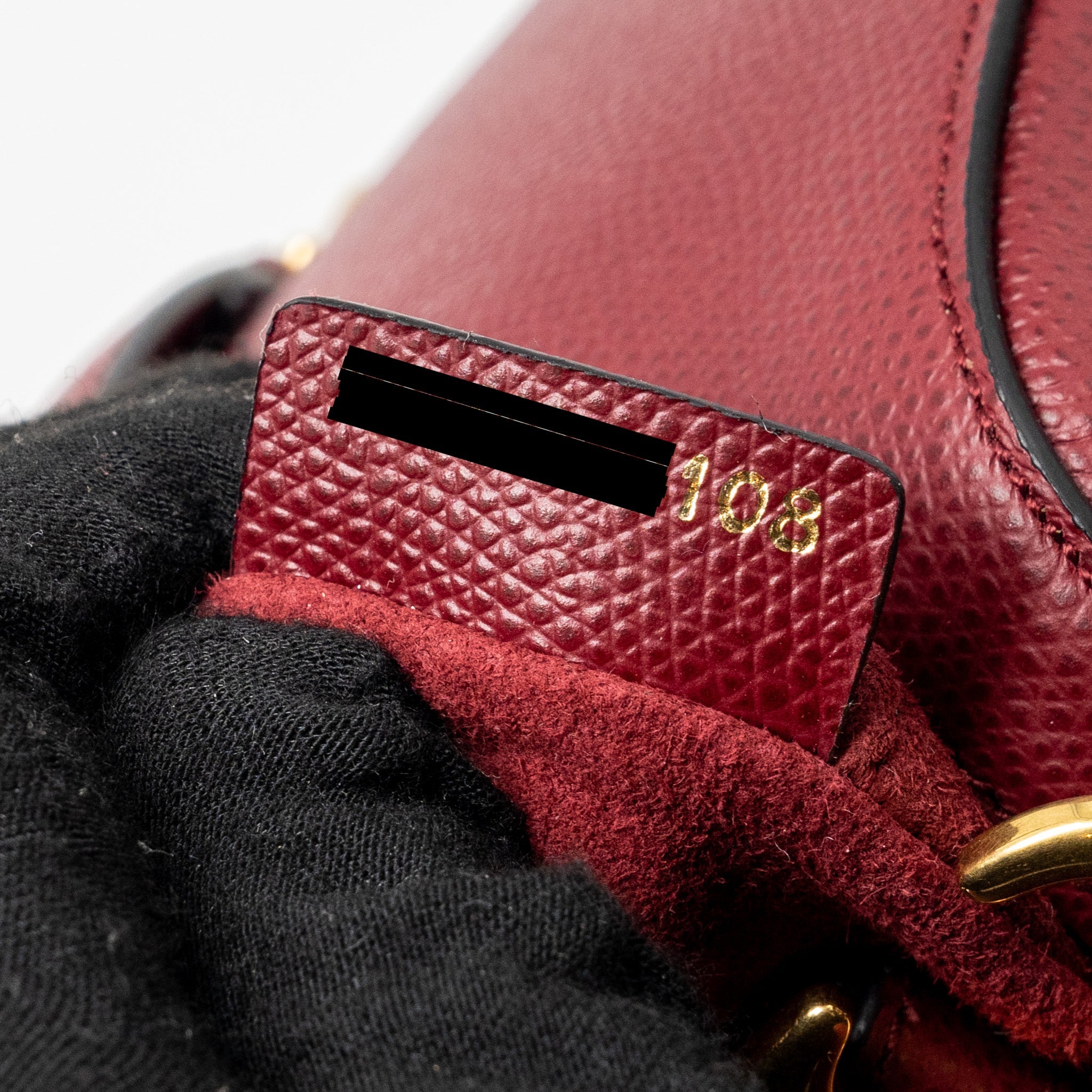 DIOR MINI SADDLE BAG CALFSKIN RED GHW