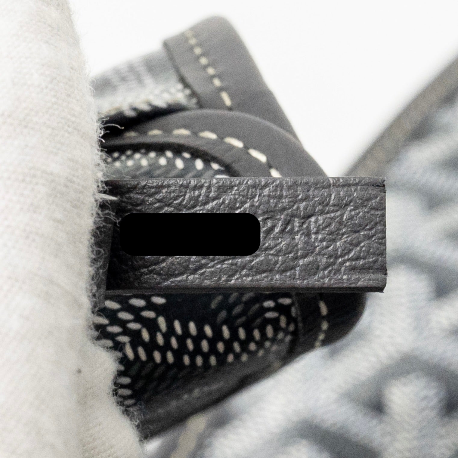 GOYARD SAINT LOUIS PM TOTE BAG GOYARDLINE CANVAS GREY SHW