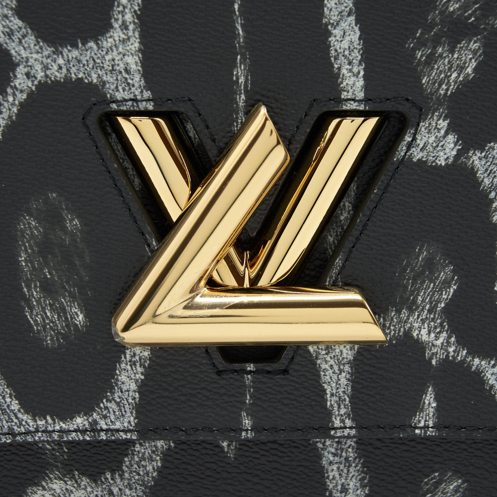 LOUIS VUITTON TWIST MM BLACK/MULTI COLOUR GHW