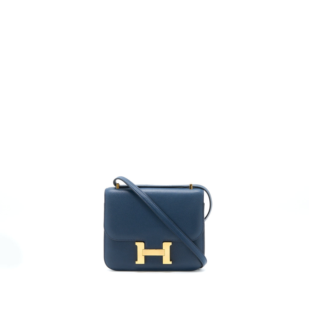 HERMES MINI CONSTANCE EVERCOLOR 7L BLUE DE MALTE GHW