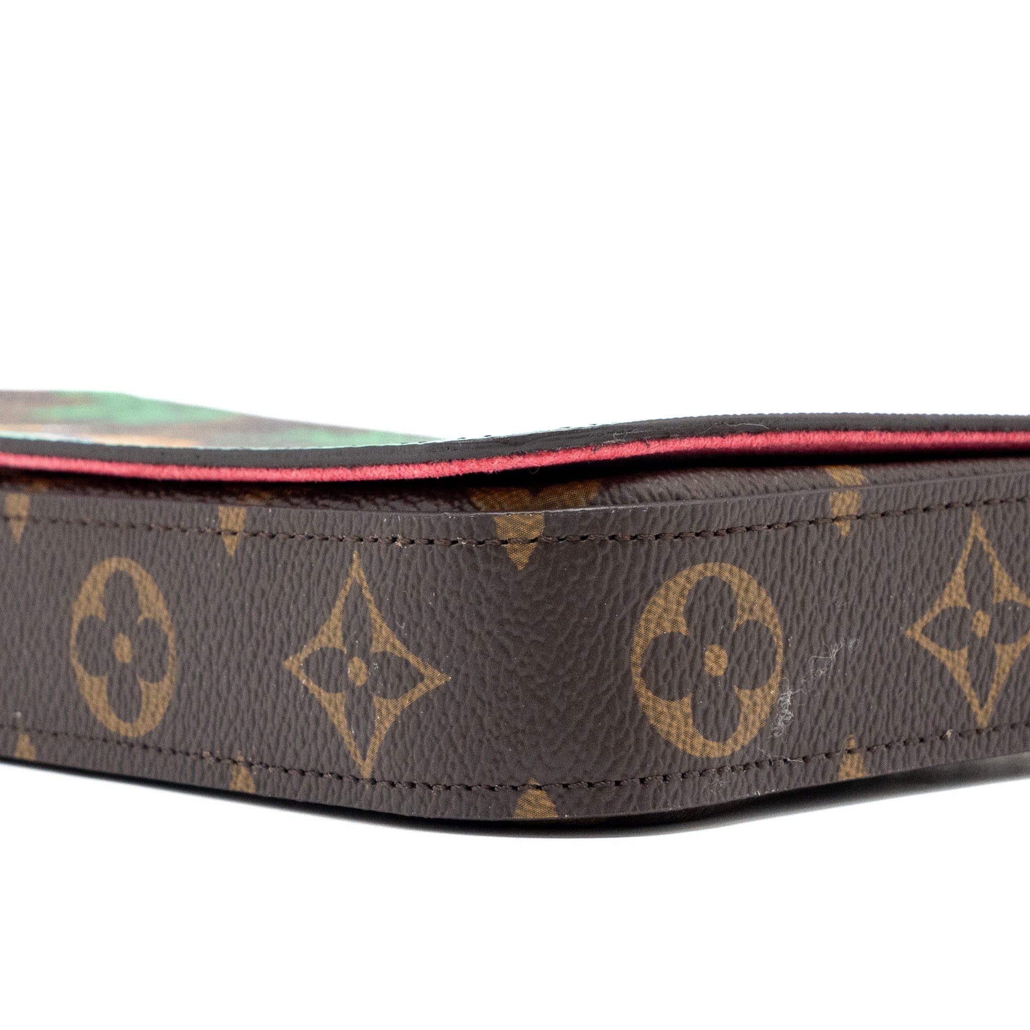 LOUIS VUITTON FELICIE CHRISTMAS LIMITED PRINT MONOGRAM CANVAS MULTICOLOUR GHW