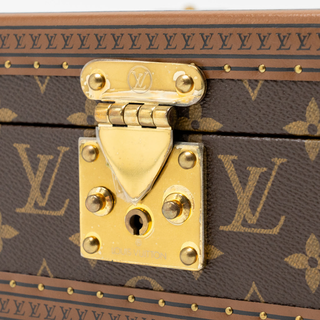 LOUIS VUITTON COFFRET JOAILLERIE MONOGRAM CANVAS ROUGE FUSION