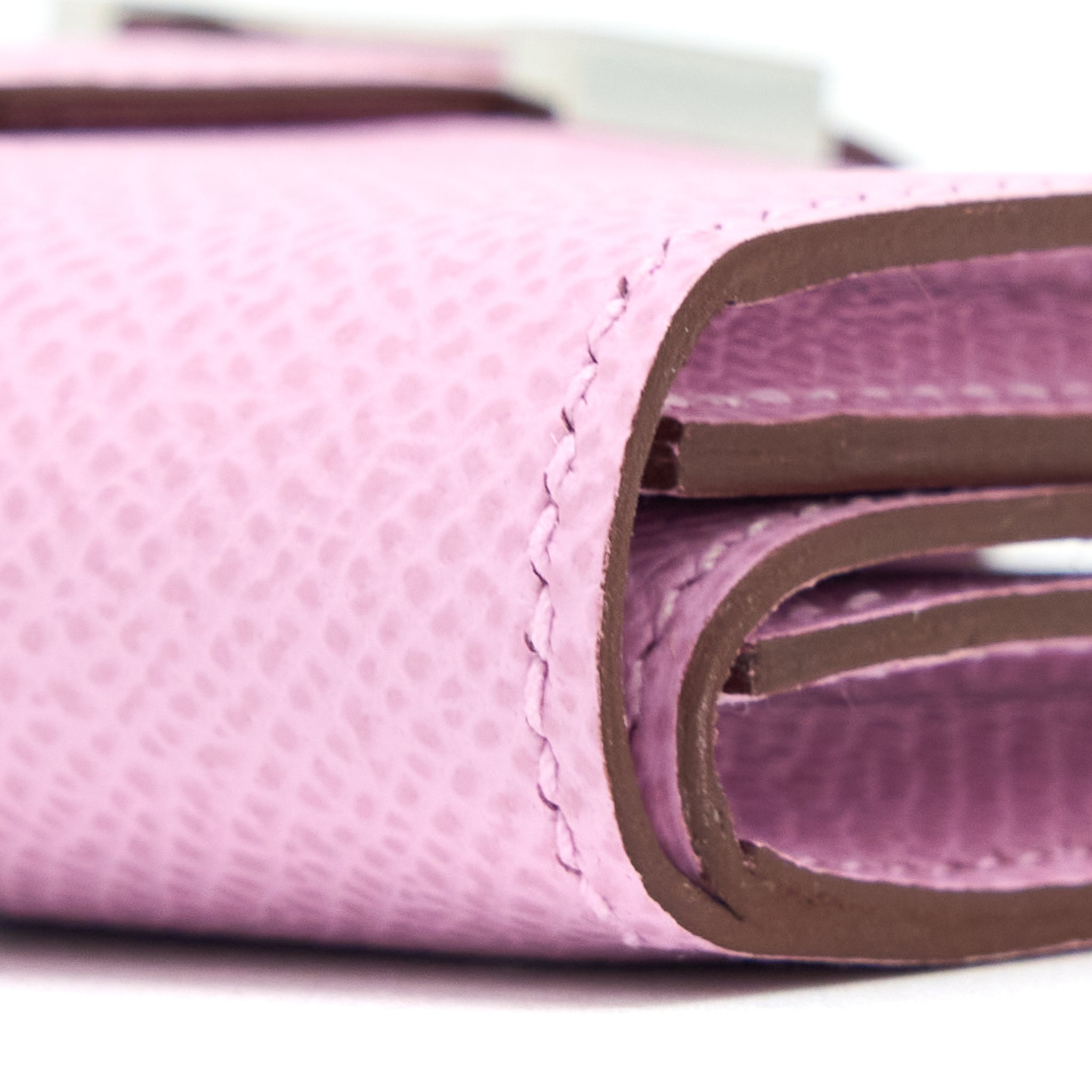 HERMES BEARN MINI WALLET EPSOM X9 MAUVE SYLVESTRE SHW