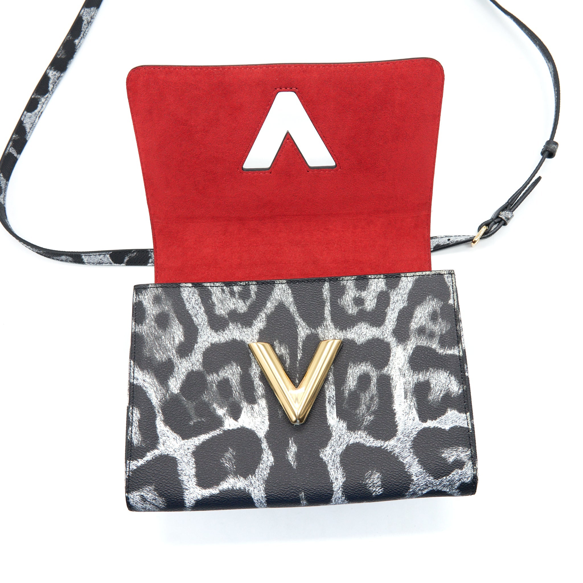 LOUIS VUITTON TWIST MM BLACK/MULTI COLOUR GHW