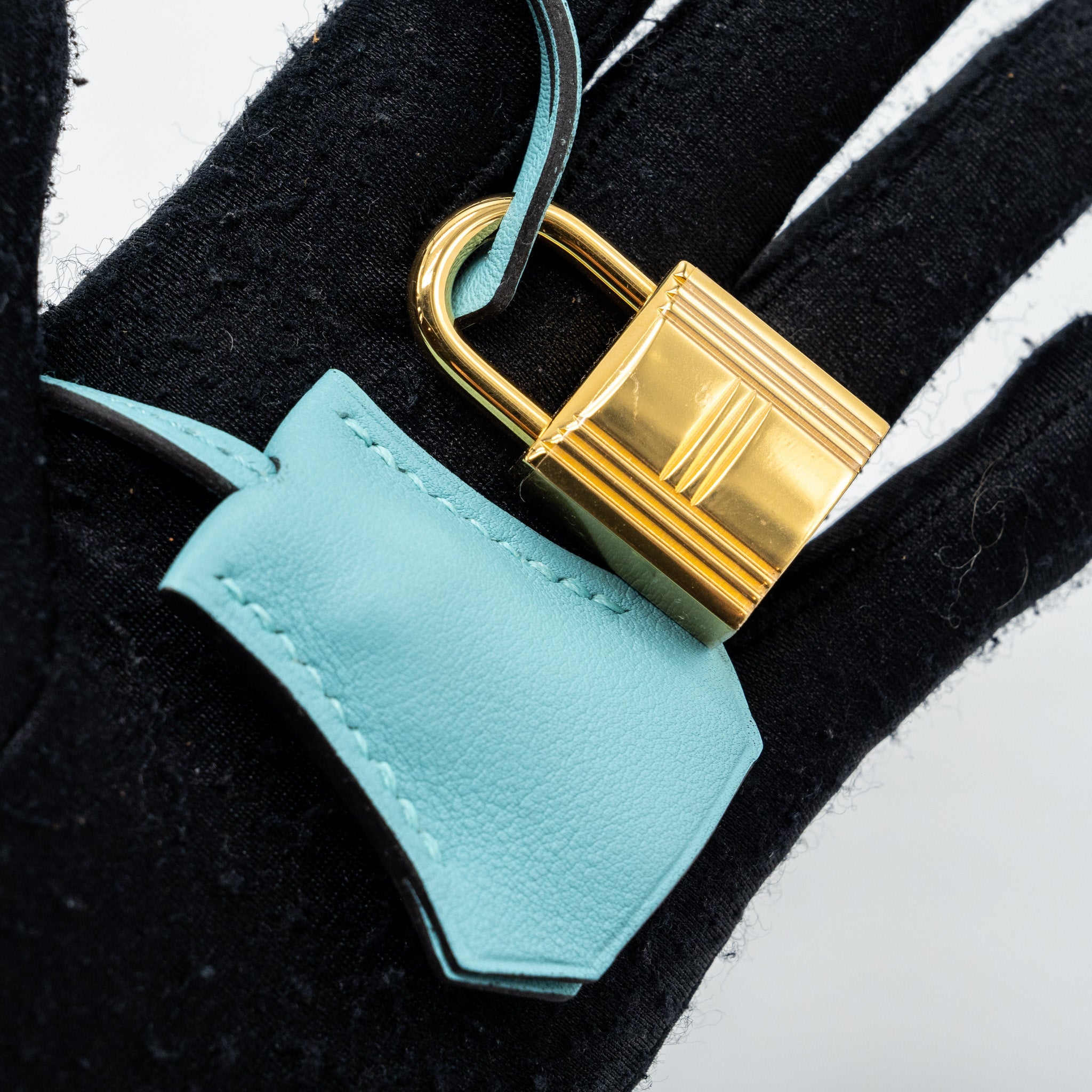 HERMES BIRKIN 25 SWIFT 3P BLUE ATOLL GHW