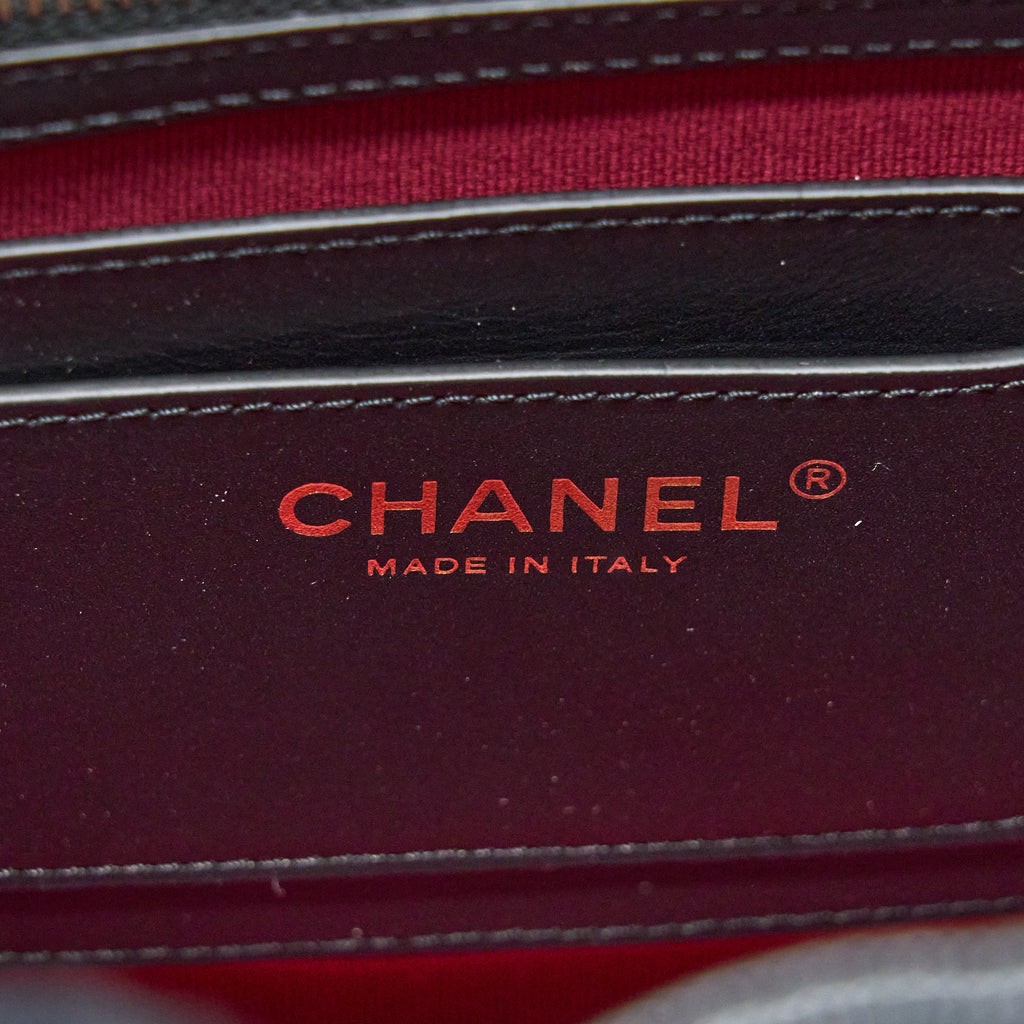 CHANEL 23S MINI FLAP BACKPACK CAVIAR BLACK LGHW (MICROCHIP)