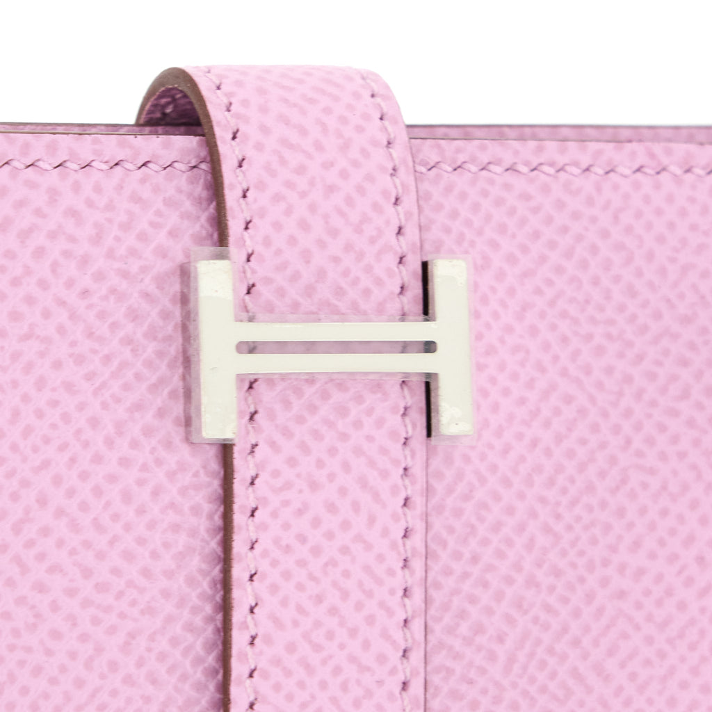 HERMES BEARN MINI WALLET EPSOM X9 MAUVE SYLVESTRE SHW