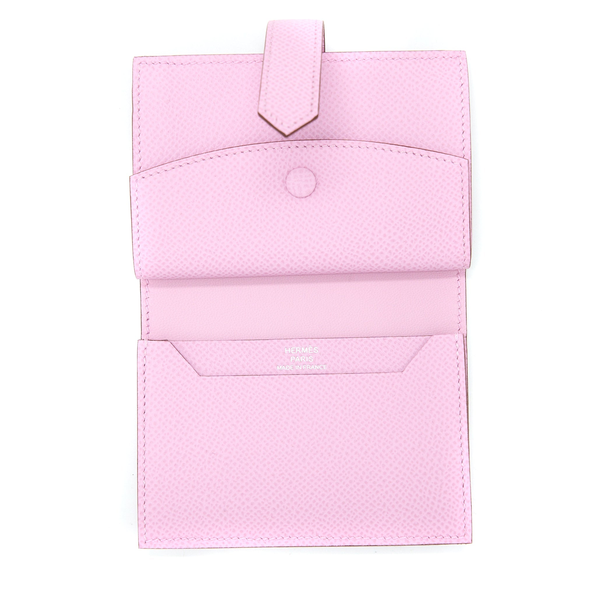 HERMES BEARN MINI WALLET EPSOM X9 MAUVE SYLVESTRE SHW