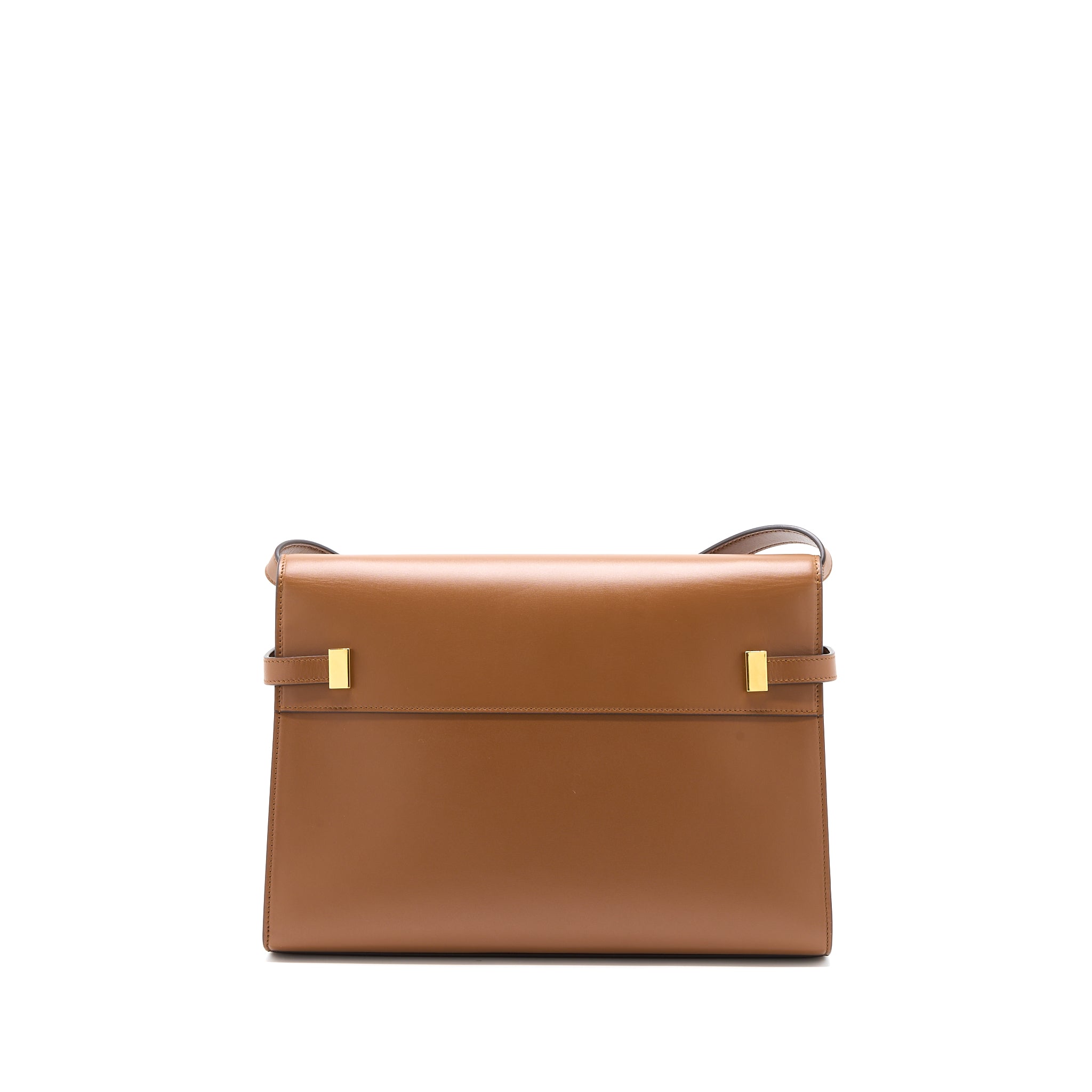 SAINT LAURENT/YSL MANHATTAN SHOULDER BAG BOX BRICK/DARK EBENE GHW
