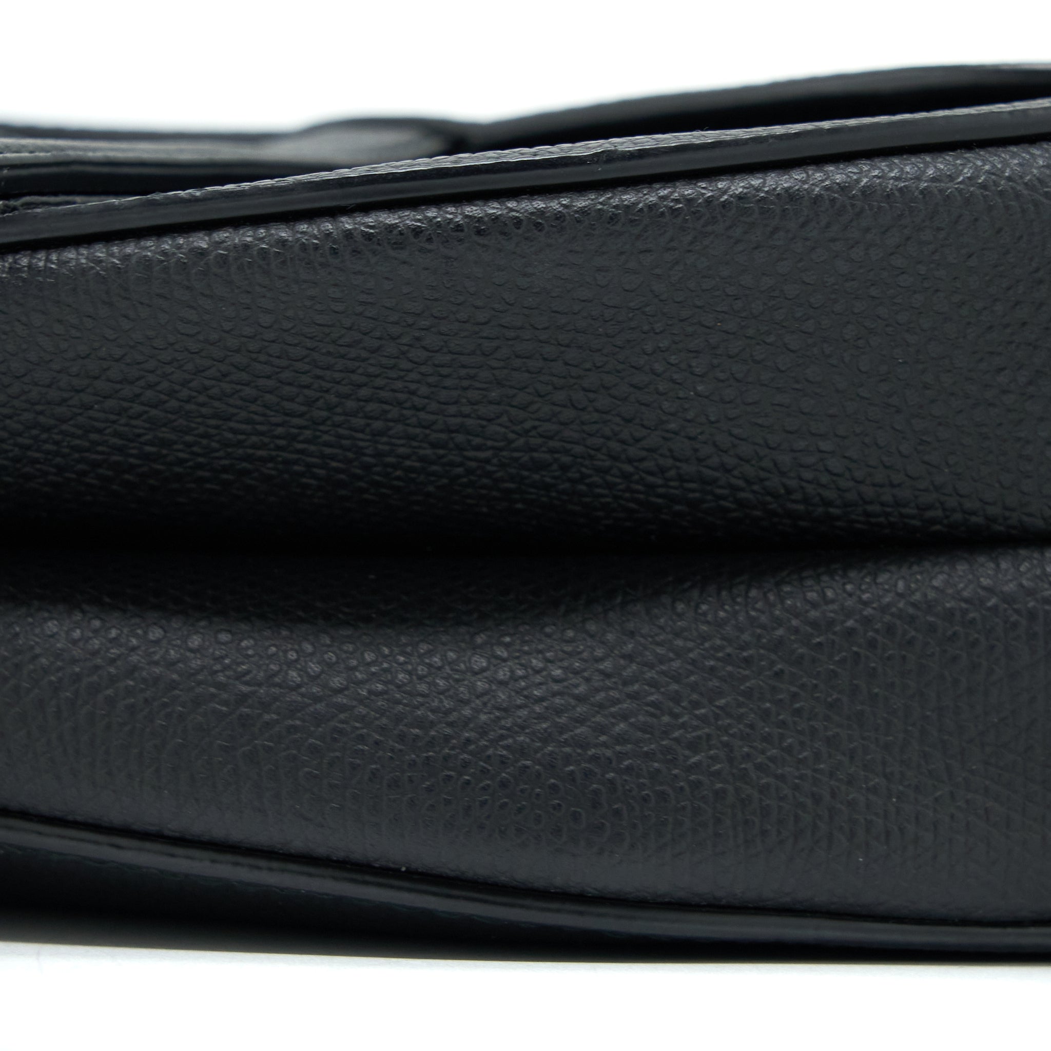 DIOR MEDIUM SADDLE BAG CALFSKIN BLACK GHW