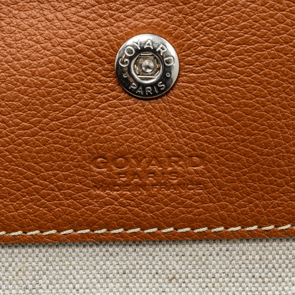GOYARD SAINT LOUIS PM TOTE BAG GOYARDINE CANVAS BROWN/ MULTICOLOUR
