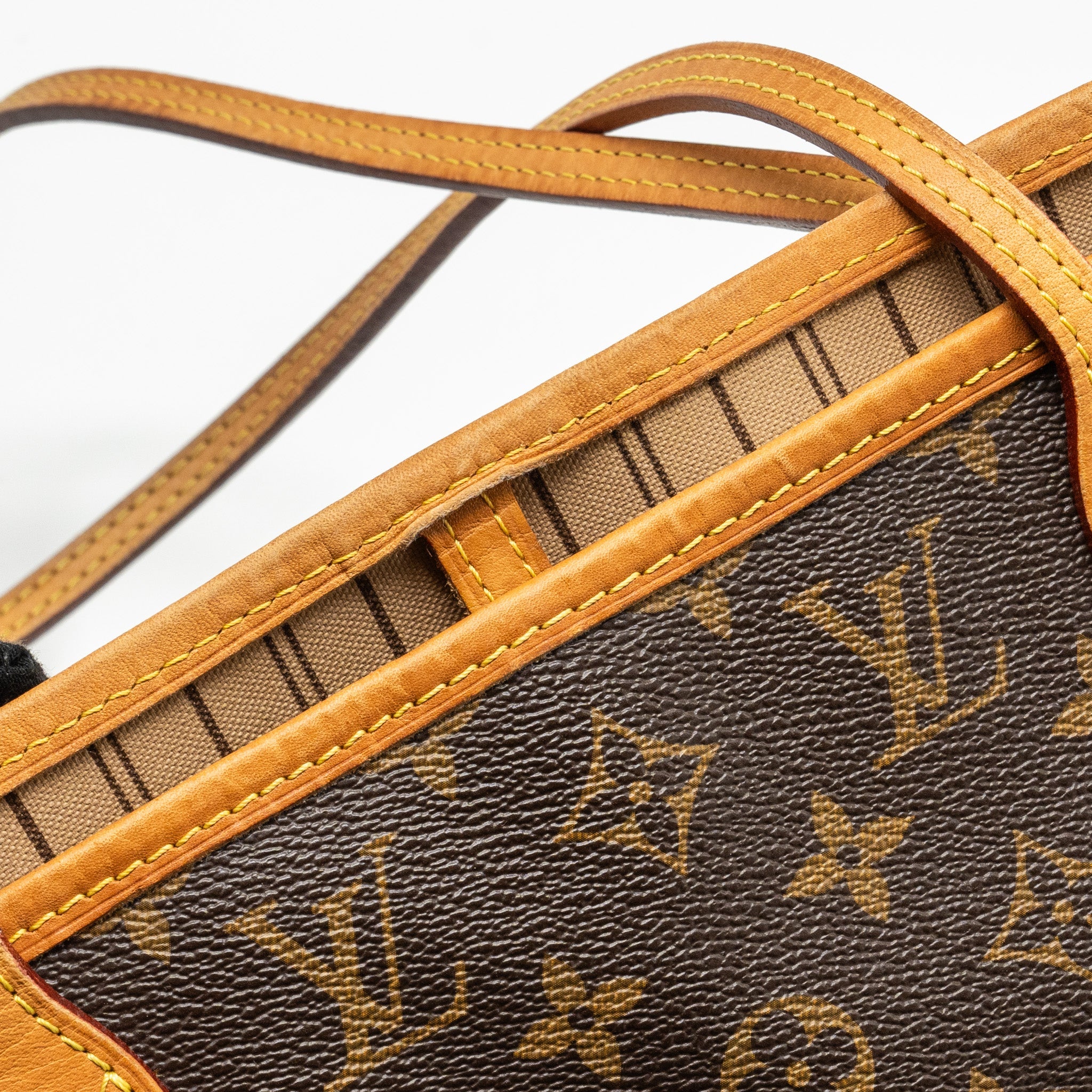 LOUIS VUITTON NEVERFULL MM MONOGRAM CANVAS GHW