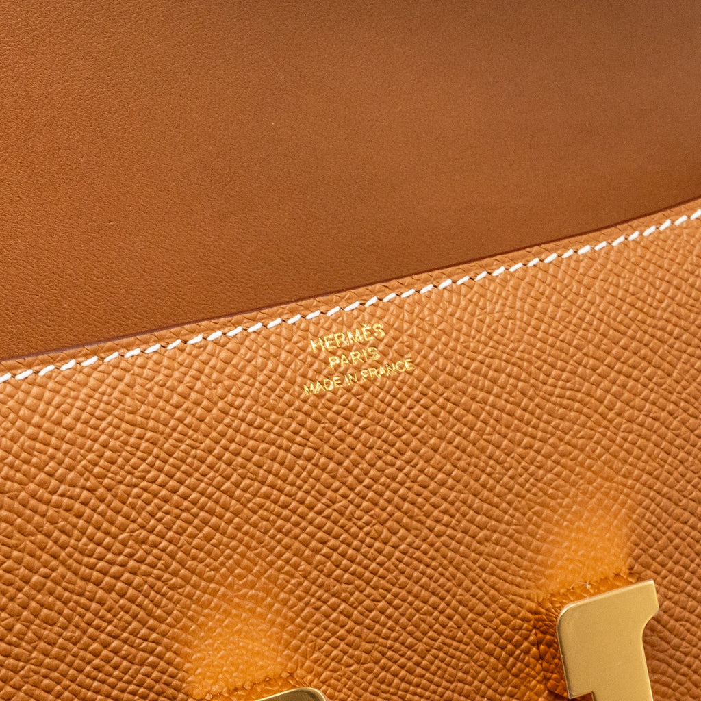 HERMES CONSTANCE ELAN EPSOM GOLD GHW