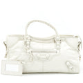BALENCIAGA GIANT CITY BAG WHITE SHW
