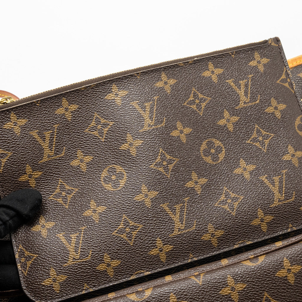 LOUIS VUITTON NEVERFULL MM MONOGRAM CANVAS GHW