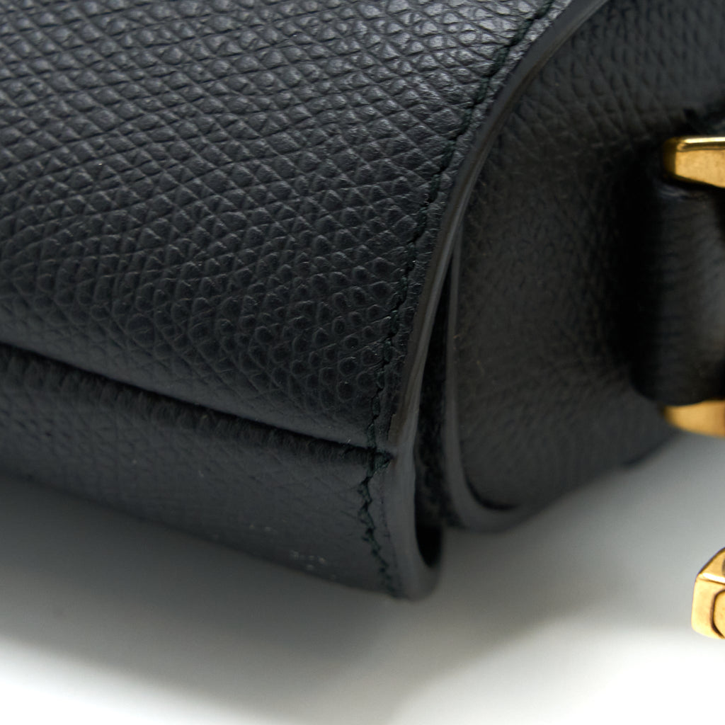 DIOR MEDIUM SADDLE BAG CALFSKIN BLACK GHW