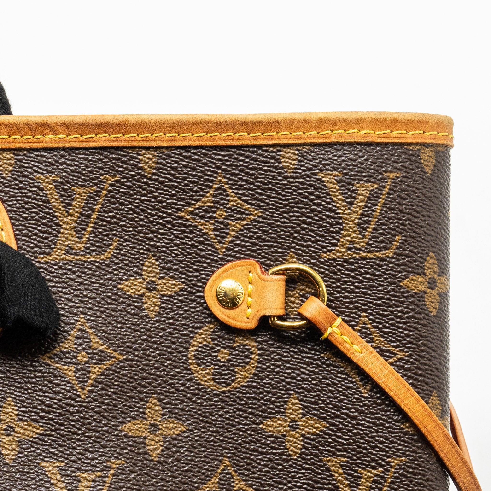 LOUIS VUITTON NEVERFULL MM MONOGRAM CANVAS GHW