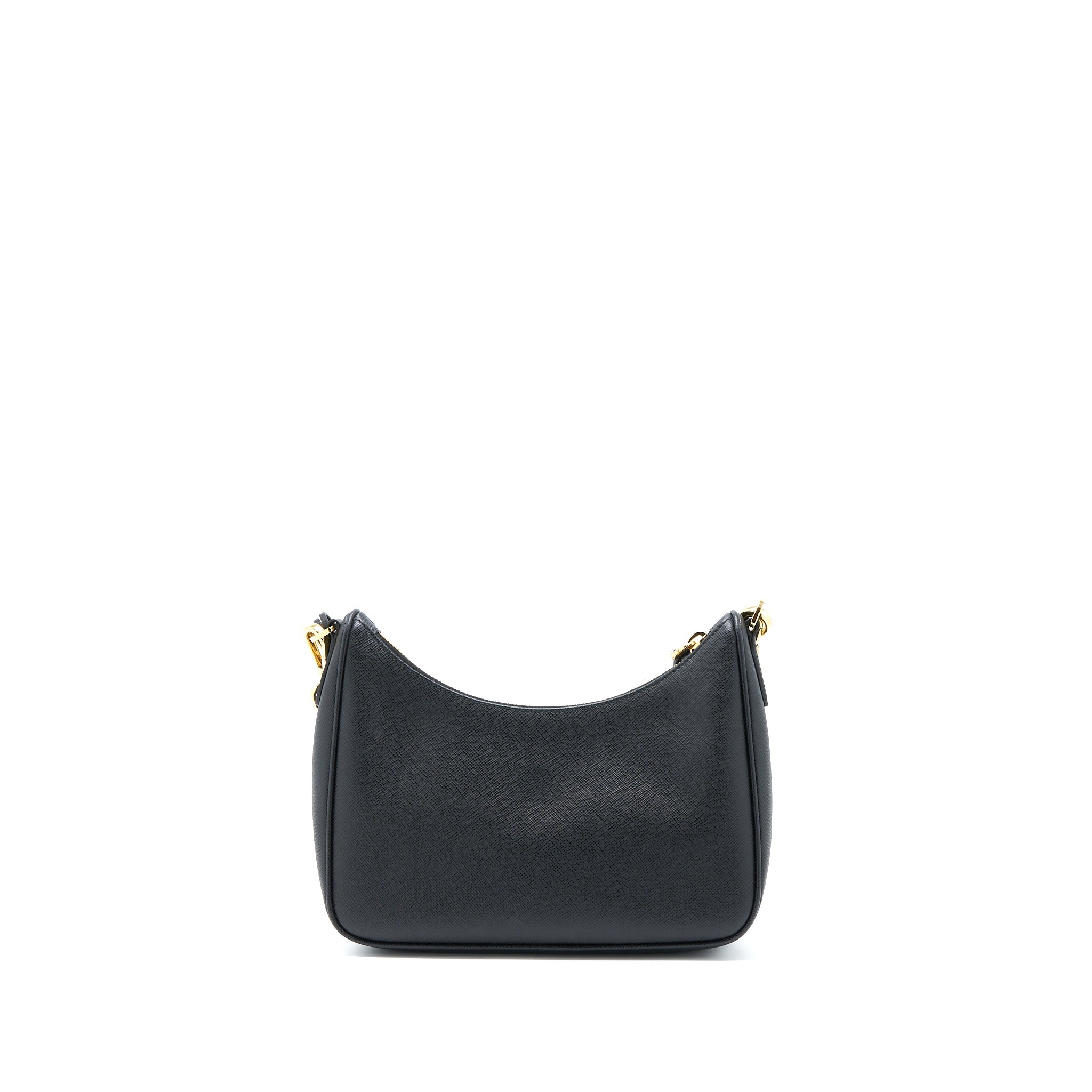 PRADA RE-EDITION 2005 SAFFIANO BLACK GHW