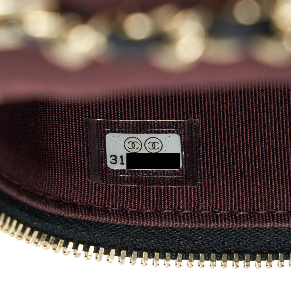 CHANEL MINI VANITY CAVIAR IN BLACK LGHW