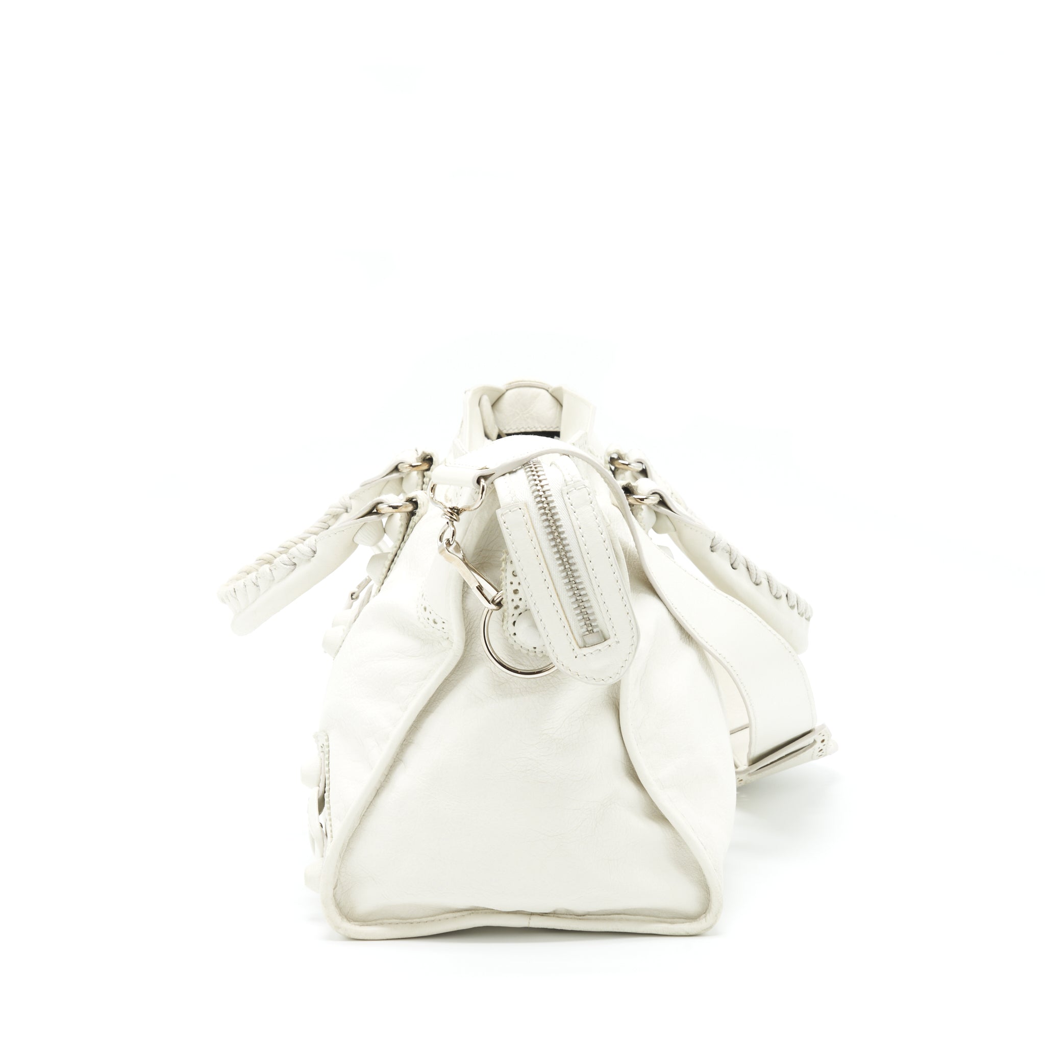 BALENCIAGA GIANT CITY BAG WHITE SHW
