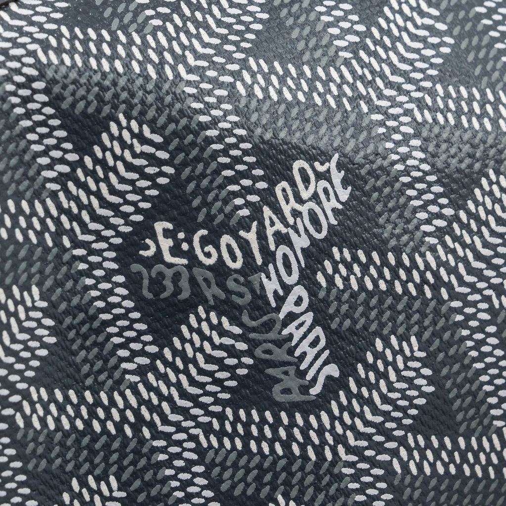 GOYARD SAINT LOUIS PM TOTE BAG GOYARDINE CANVAS GREY / MULTICOLOURED SHW