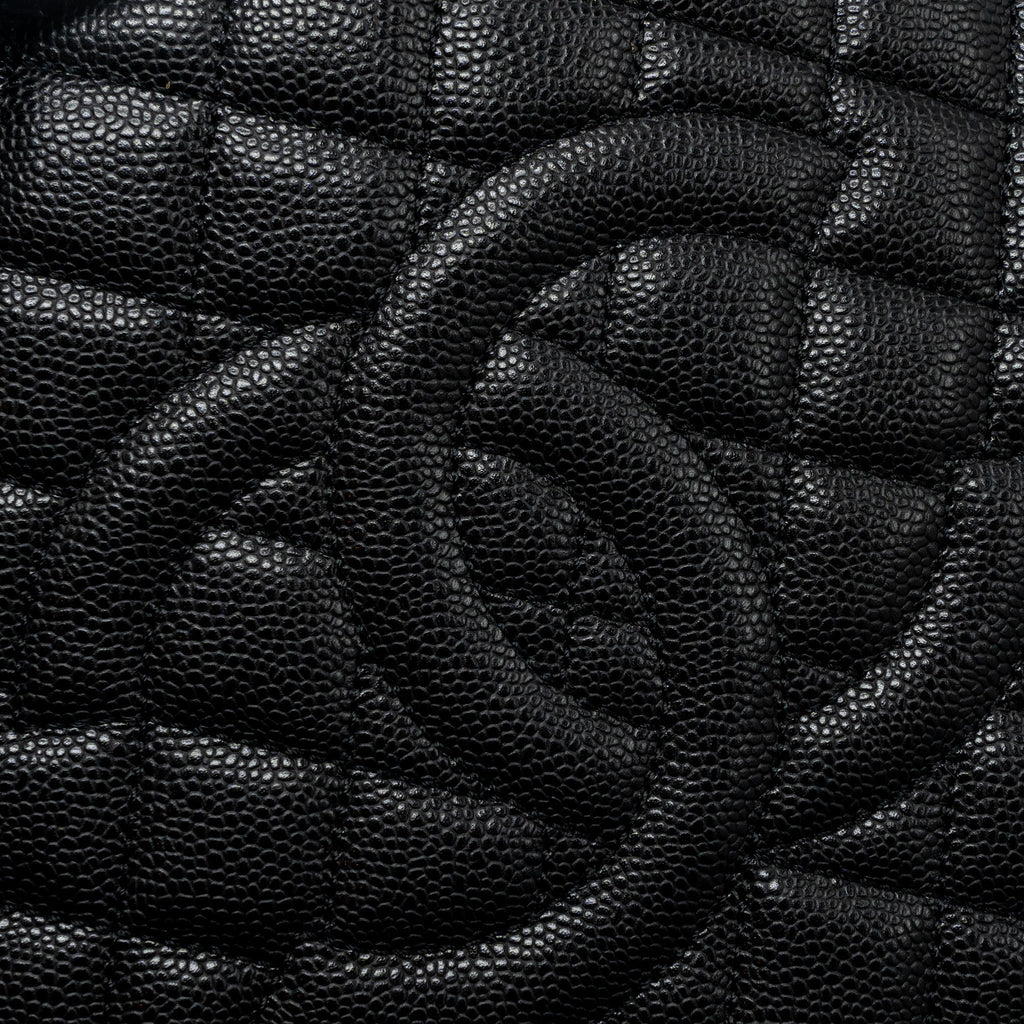 CHANEL GRAND SHOPPING TOTE CAVIAR BLACK SHW