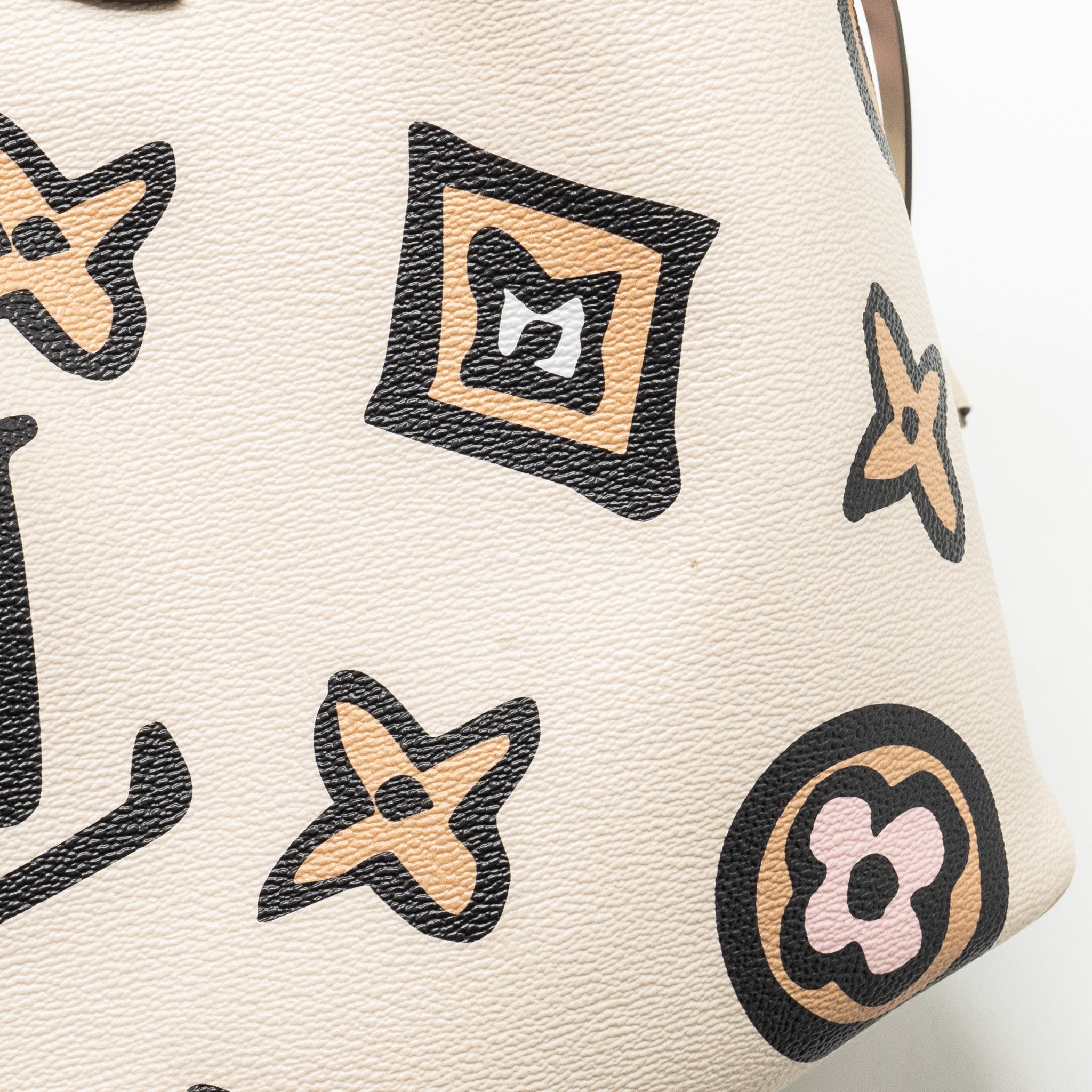 LOUIS VUITTON NEVERFULL MM WILD AT HEART EMPREINTE CREAM GHW