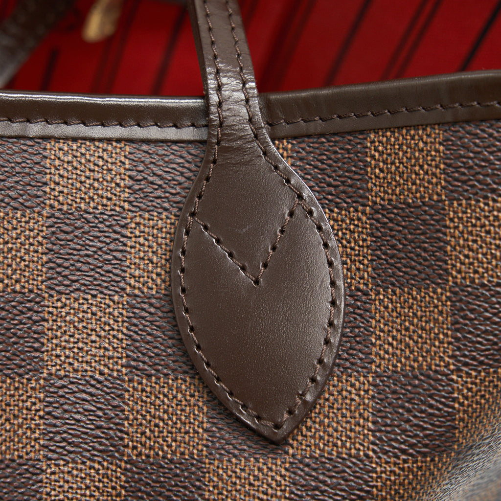 LOUIS VUITTON NEVERFULL MM DAMIER EBENE CANVAS WITHOUT INSIDE POUCH