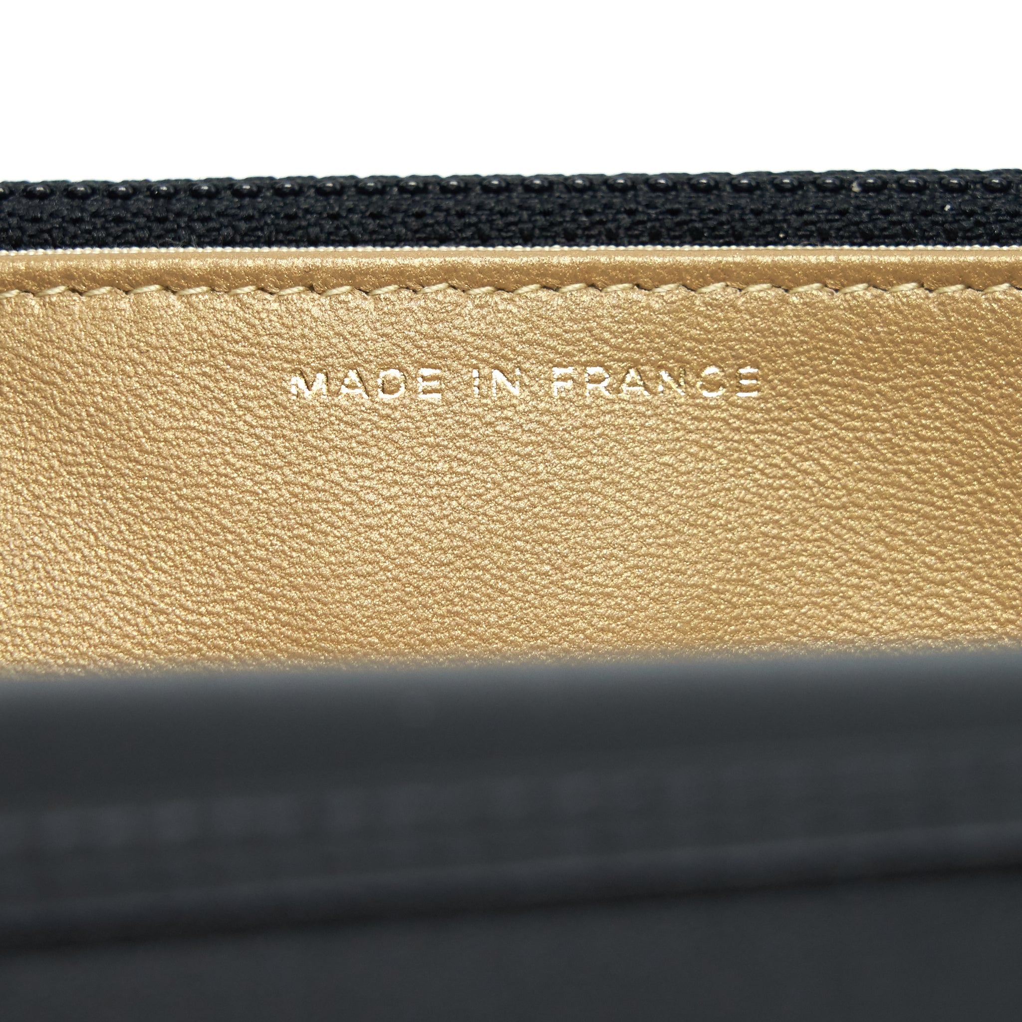 CHANEL PEARL CRUSH WALLET ON CHAIN BLACK GHW (MICRICHIP)
