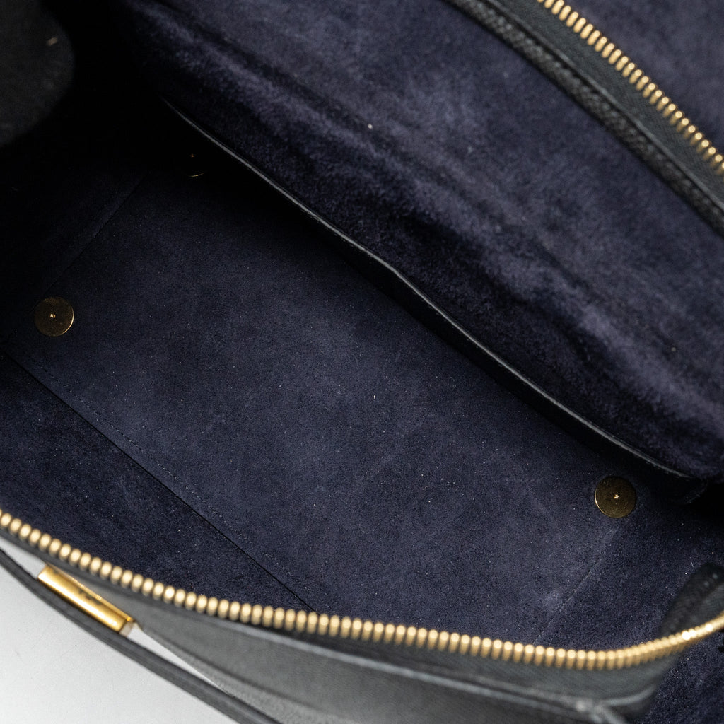 CELINE MINI BELT BAG GRAINED CALFSKIN BLACK GHW