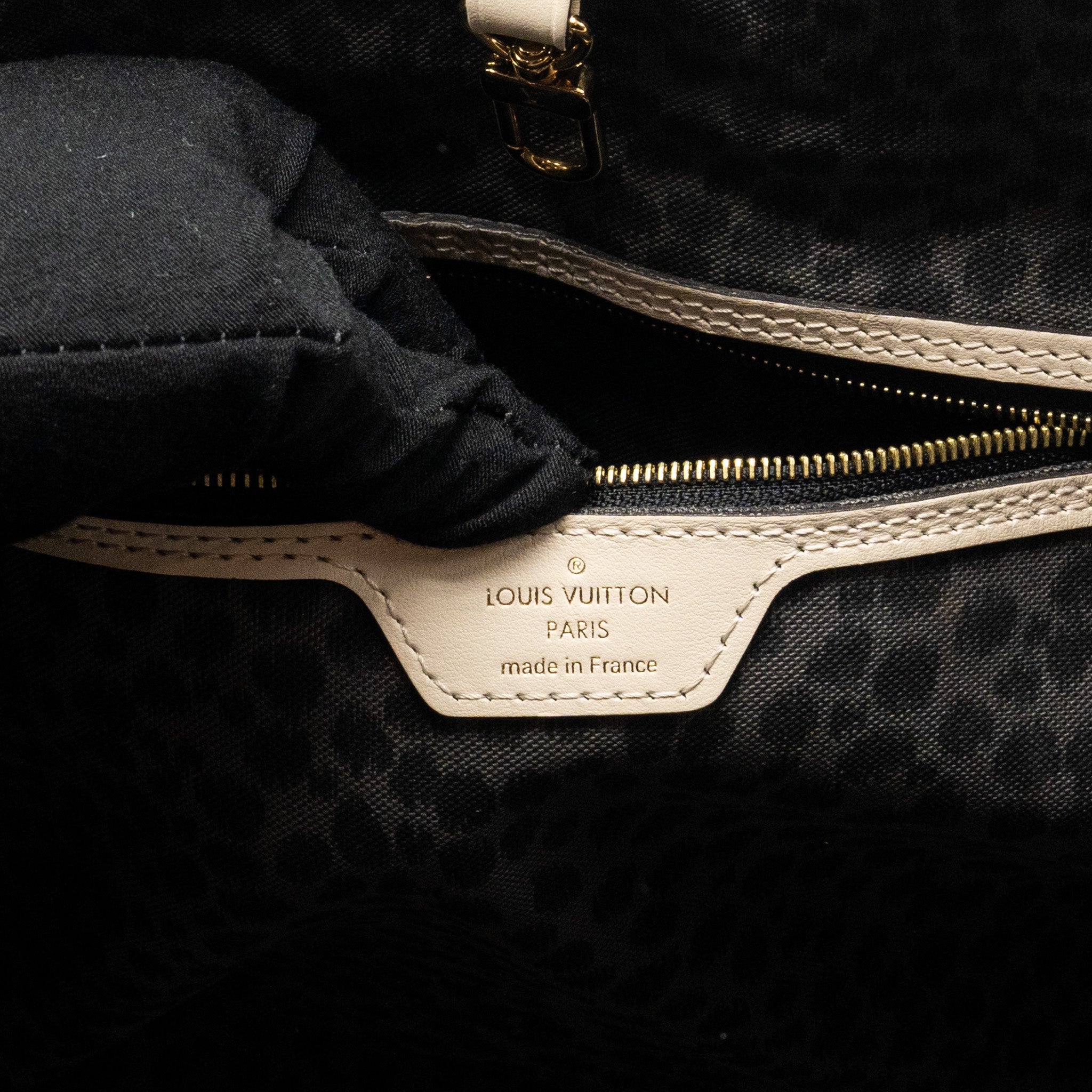 LOUIS VUITTON NEVERFULL MM WILD AT HEART EMPREINTE CREAM GHW