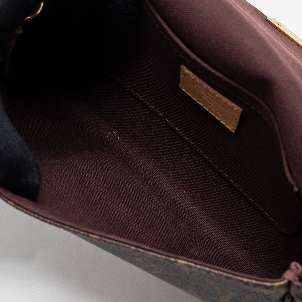 LOUIS VUITTON FAVOURITE PM BAG MONOGRAM CANVAS GHW