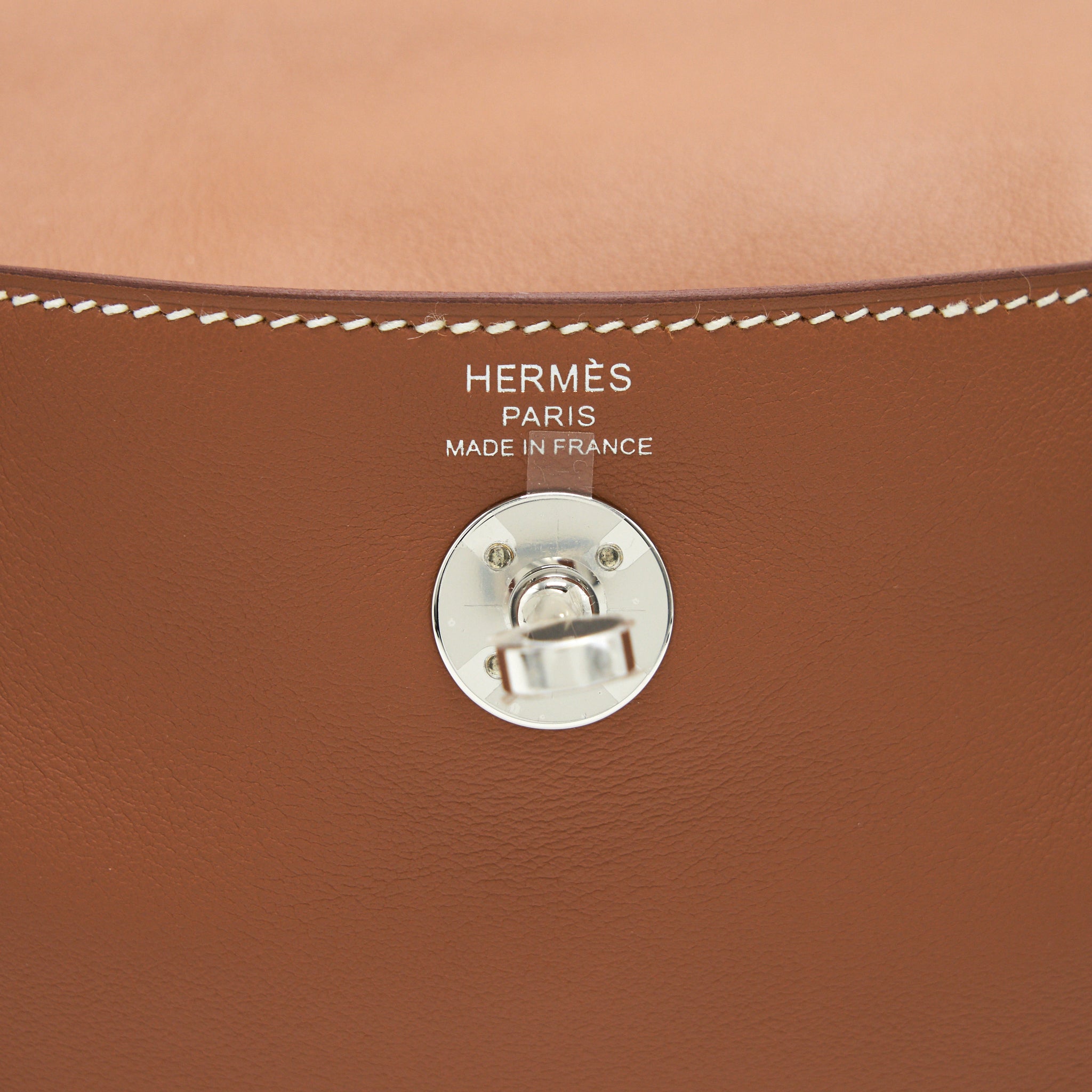HERMES MINI LINDY SWIFT LEATHER GOLD/ JAUNE AMBRE WITH SHW